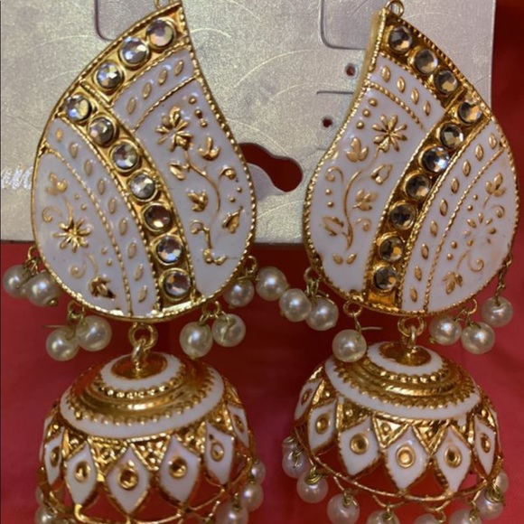 Indian Bollywood style meena jhumki - Picture 2 of 2